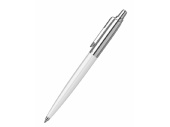 Ручка шариковая Parker Jotter Originals в эко-упаковке (белый, серебристый)