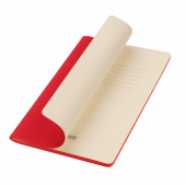 Блокнот Alpha slim, красный