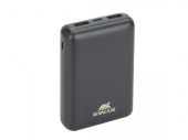Внешний аккумулятор VA2410, 10000 mAh (черный)
