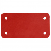 Шеврон 30*60 мм, красный