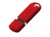 USB 3.0- флешка на 64 Гб, soft-touch (красный)