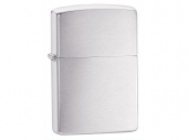 Зажигалка ZIPPO Classic с покрытием Brushed Chrome (серебристый)