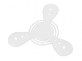 Летающий диск Фрисби (белый)