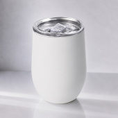Термокружка Vacuum mug C1, soft touch, 370 мл (белый)