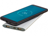 Внешний беспроводной аккумулятор Juice, 8000 mAh (серебристый)