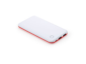 Внешний аккумулятор ROBBIE, 10000 mAh (красный, белый)