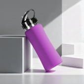 Бутылка для воды Bottle C1, сталь, soft touch, 600 мл (фиолетовый)