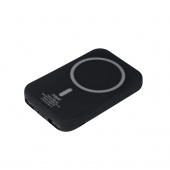 Внешний аккумулятор с беспроводной зарядкой Ultima Wireless Magnetic 5000 mAh, черный
