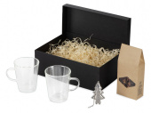 Подарочный набор Christmas tea (прозрачный, черный)