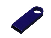 USB 2.0-флешка на 8 Гб с мини чипом и круглым отверстием (синий)