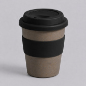 Стакан из бамбукового волокна Café (черный, серый)