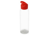Бутылка для воды Plain 2 (прозрачный, красный)