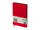 Скетчбук А5 Sketch & Art 100 г/м2, soft-touch (красный)