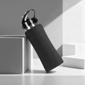 Бутылка для воды Bottle C1, soft touch, 600 мл (черный)