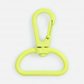 Застежка-карабин Snap Hook, L, желтый неон