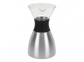Кофеварка POUR OVER (серебристый, черный)
