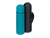 Термос Ямал Soft Touch с чехлом (бирюзовый)
