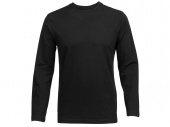 Футболка HD Fit с длинным рукавом, мужская (черный)