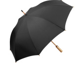 Бамбуковый зонт-трость Okobrella (черный)