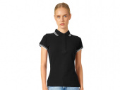 Рубашка поло Erie женская (черный)