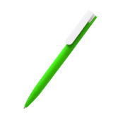 Ручка пластиковая Mira Soft софт-тач, зеленая