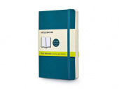 Записная книжка Moleskine Classic Soft (нелинованный), Pocket (9х14 см), бирюзовый