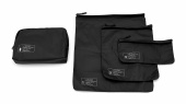 Походный набор сумок LITOGO Kaco, Tyvek, черный
