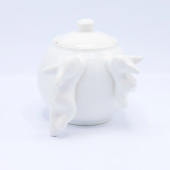 Сахарница с кроликами (NEW), 1000 мл, Белый