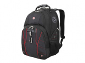 Рюкзак ScanSmart 29л с отделением для ноутбука 15". Wenger, черный/красный