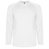 Спортивная футболка MONTECARLO L/S мужская, БЕЛЫЙ S