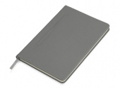 Блокнот А5 Magnet soft-touch с магнитным держателем для ручки (серый)