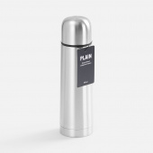 Термос Plain 500, ver.2, серебристый