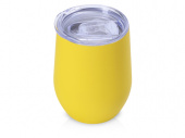 Термокружка Vacuum mug C1, soft touch, 370 мл (желтый)