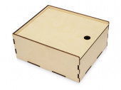 Деревянная подарочная коробка-пенал, L (натуральный)