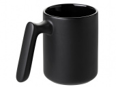 Кружка матовая с прямой ручкой Axio (черный)