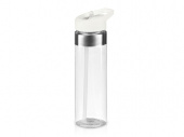 Бутылка для воды Pallant, тритан, 700 мл (белый прозрачный, белый)