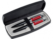 Подарочный набор ручек Кюри (черный, красный)
