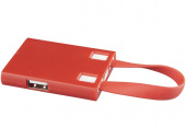 USB Hub и кабели 3 в 1 (красный)