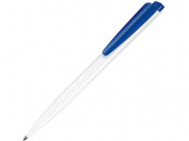 Ручка пластиковая шариковая Dart Basic Polished (синий, белый)