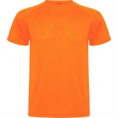 Спортивная футболка MONTECARLO мужская, ФЛУОРЕСЦЕНТНЫЙ ОРАНЖЕВЫЙ S