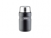 Термос для еды с ложкой Thermos King-SK3020 (черный)