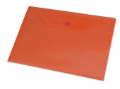 Папка-конверт А4 (красный прозрачный)