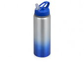 Бутылка Gradient (ярко-синий, серебристый)