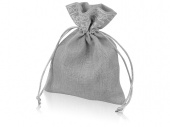 Мешочек подарочный новогодний (серый)