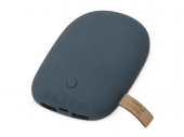 Внешний аккумулятор в форме камня Stone, 7800 mAh (темно-серый)