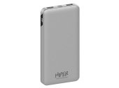 Портативный внешний аккумулятор MFX, 10000 mAh (серебристый)