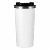 Термокружка вакуумная Палермо (Palermo), белая, гладкое покрытие