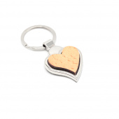 Брелок Woody R(круг), натуральный