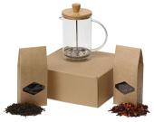 Подарочный набор Чайная композиция (прозрачный, натуральный, коричневый, зеленый)