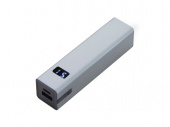 Внешний аккумулятор Rail c дисплеем, 5000 mAh (темно-серый)